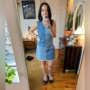 ag • denim mini dress
